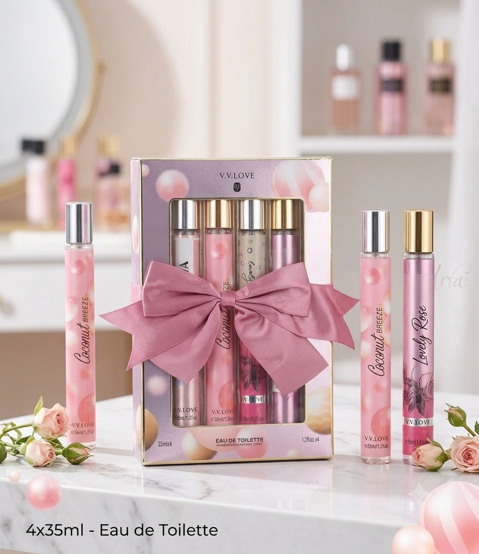 مجموعة عطور الهدايا الأنيقة - 4 زجاجات (35 مل)